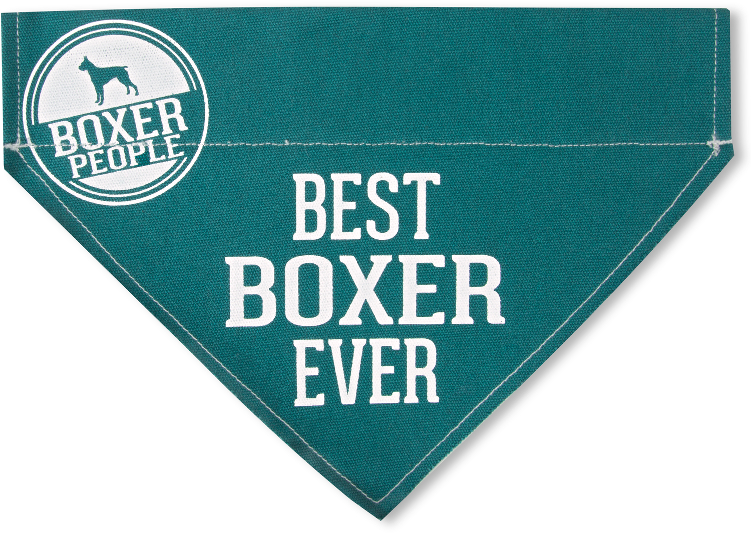 Best Boxer by We Pets - Best Boxer - 12" x 8" Canvas Slip on Pet Bandana