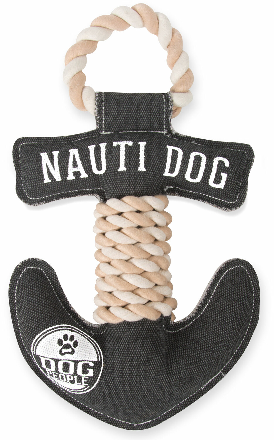 Nauti Dog by We Pets - Nauti Dog - 12" Canvas Dog Toy on Rope