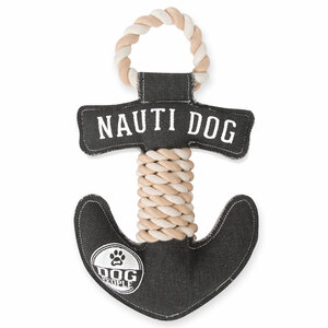 Nauti Dog by We Pets - 12" Canvas Dog Toy on Rope