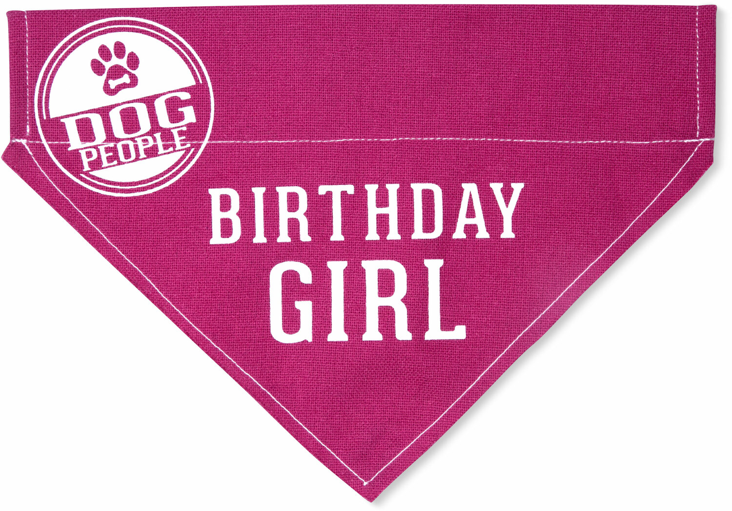 Birthday Girl by We Pets - Birthday Girl - 7" x 5" Canvas Slip on Pet Bandana