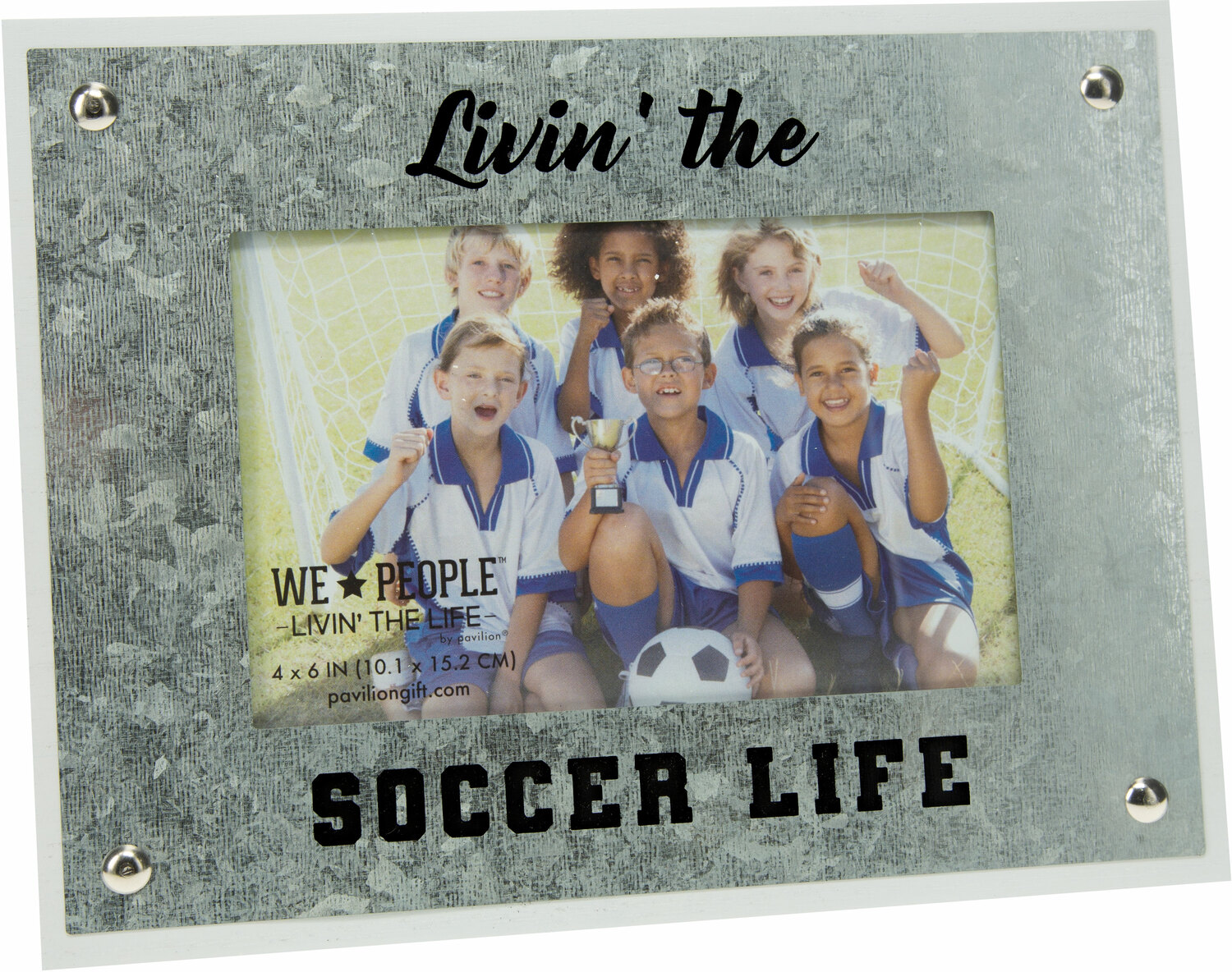 Soccer by We People - Soccer - 8.5" x 6.5" Frame
(Holds 4" x 6" Photo)