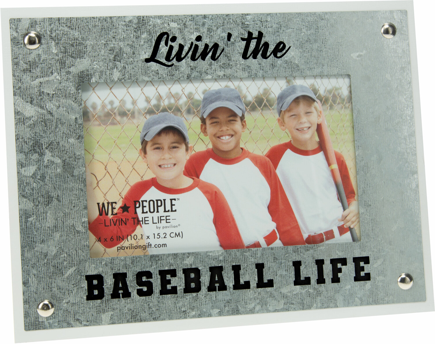 Baseball by We People - Baseball - 8.5" x 6.5" Frame
(Holds 4" x 6" Photo)