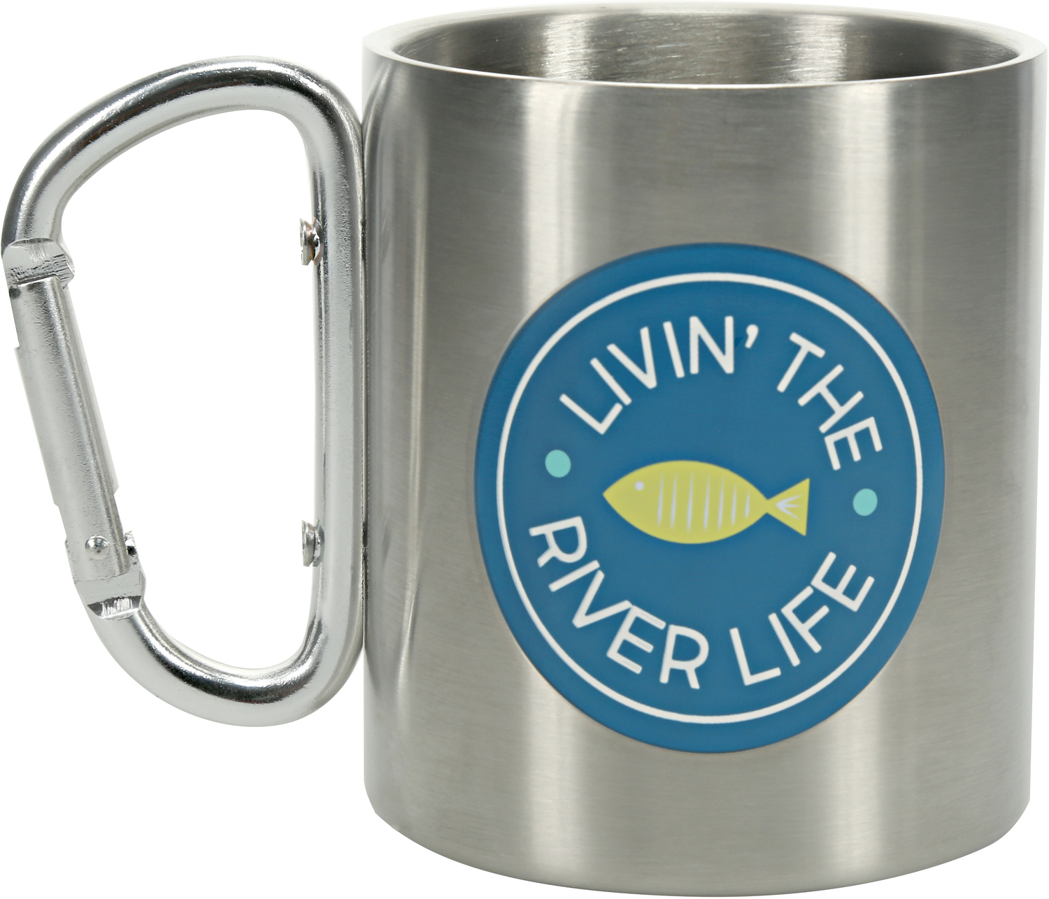 River by We People - River - 10 oz Stainless Steel Carabiner Mug