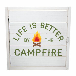 Campfire by We People - 14.5" Decorative Framed Window Shutter