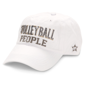 Volleyball People by We People - White Adjustable Hat
