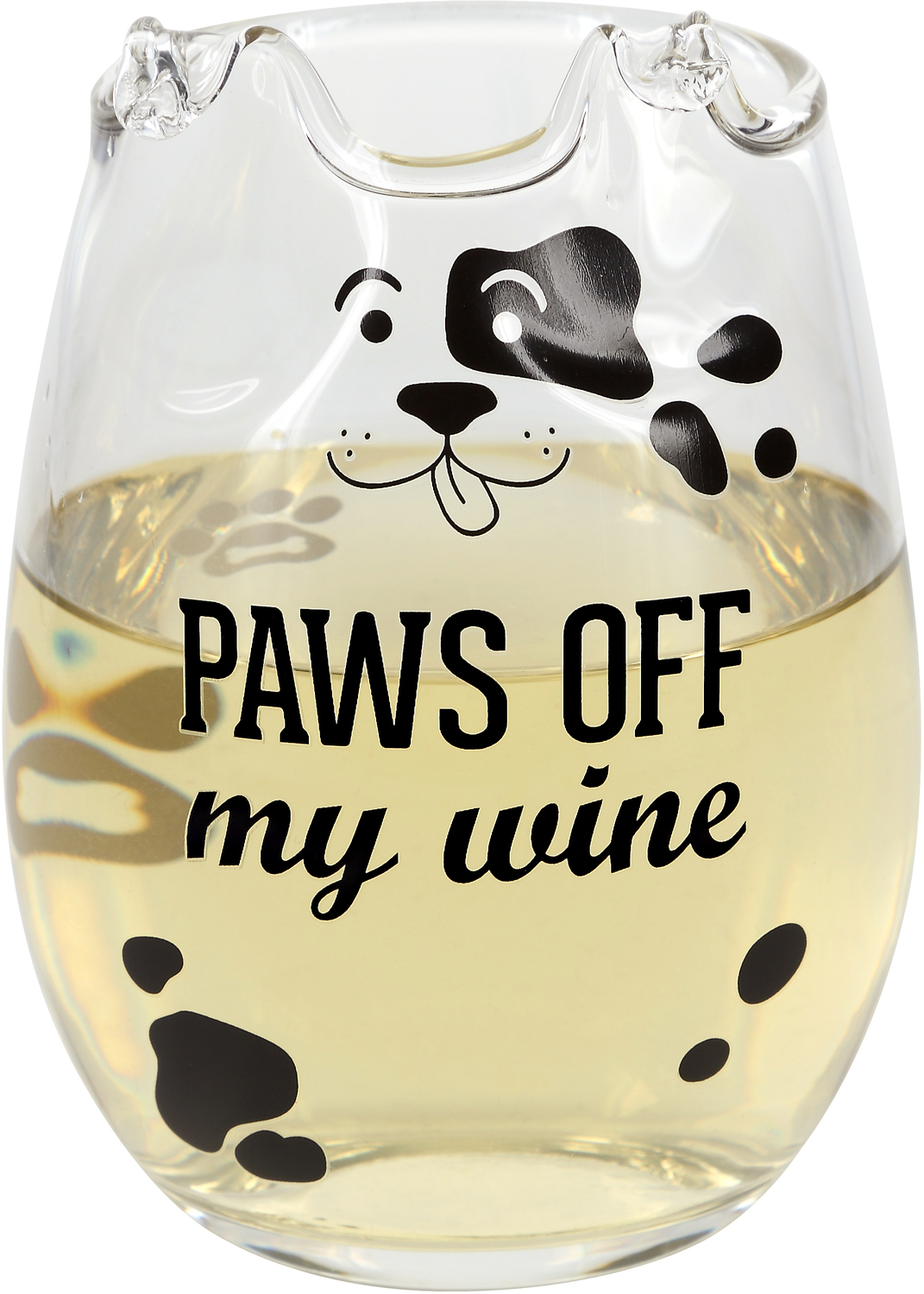 Paws Off by We Pets - Paws Off - 18 oz Dog Stemless Wine Glass