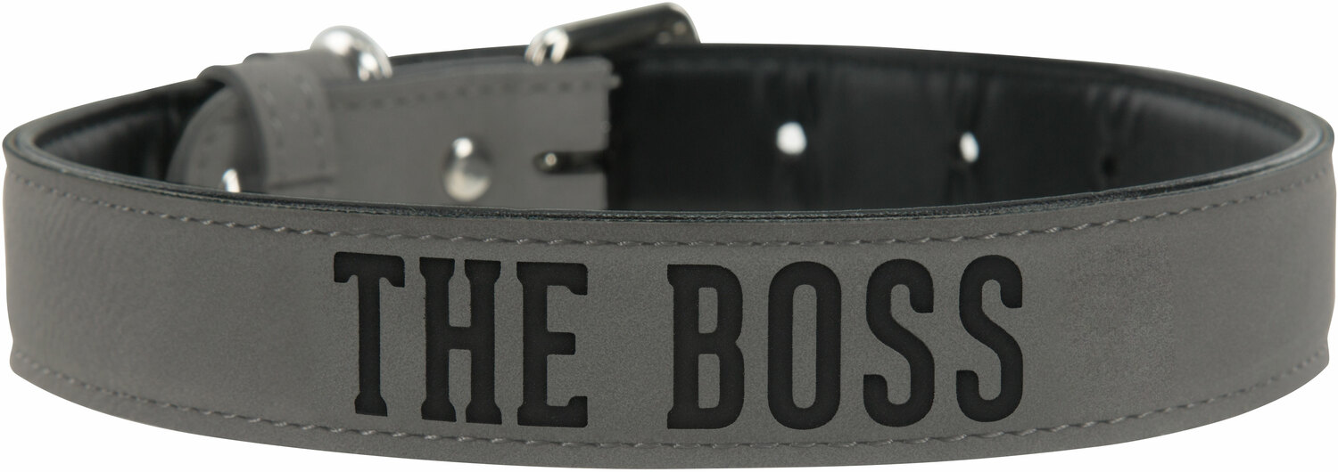S/M Boss by We Pets - S/M Boss -  16" PU Leather Pet Collar