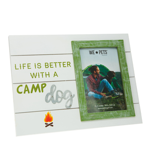 Camp Dog by We Pets - 10.5" x 8" Frame
(Holds 6" x 4" Photo) 