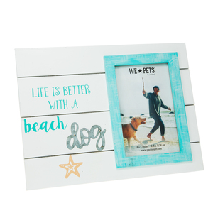 Beach Dog by We Pets - 10.5" x 8" Frame
(Holds 6" x 4" Photo) 