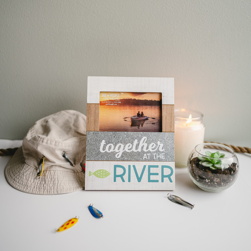 Memories are Made at The River 4x6 Picture Frame Pavilion Gift Company 67264 Pavilion