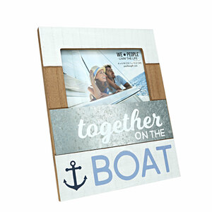 Boat by We People - 7.75" x 10" Frame (Holds 4" x 6" Photo)