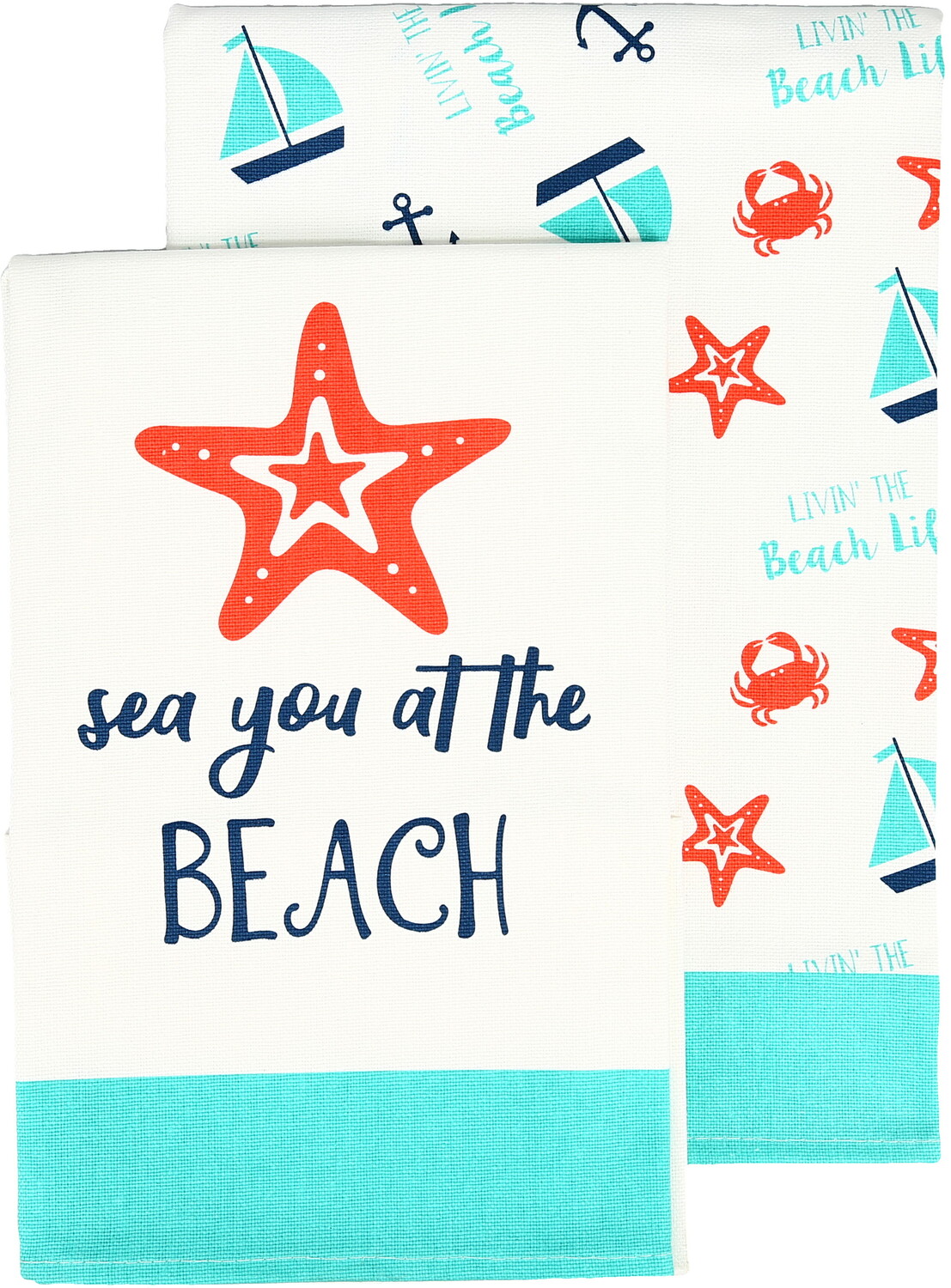 Beach by We People - Beach - Tea Towel Gift Set (2 - 19.75" x 27.5")