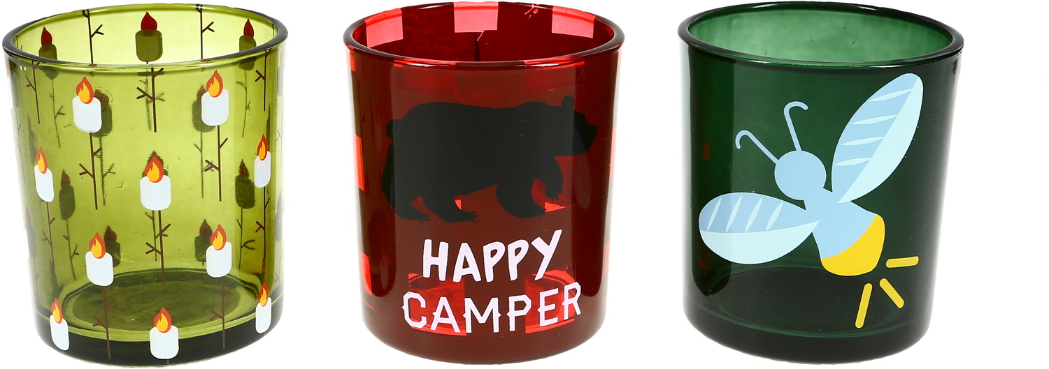 Camp by We People - Camp -  3 Assorted Votive Holders