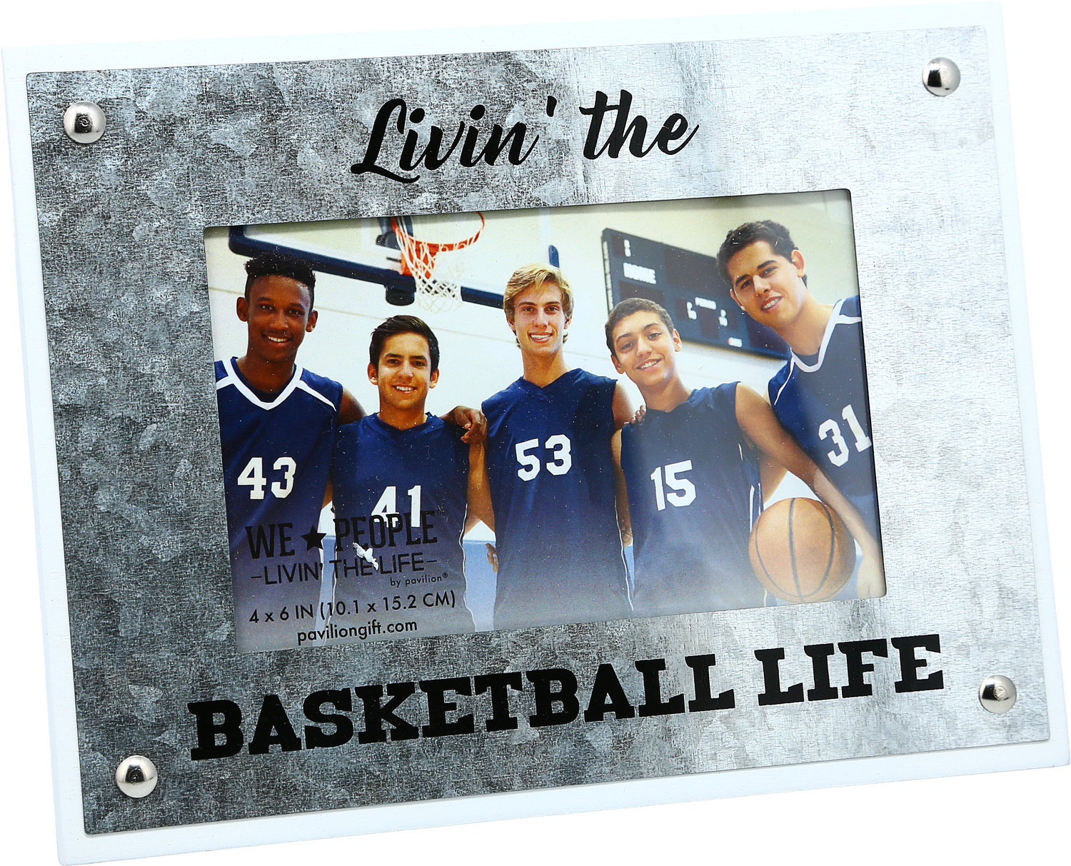 Basketball by We People - Basketball - 8.5" x 6.5" Frame
(Holds 4" x 6" Photo)
