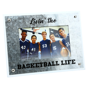 Basketball by We People - 8.5" x 6.5" Frame
(Holds 4" x 6" Photo)