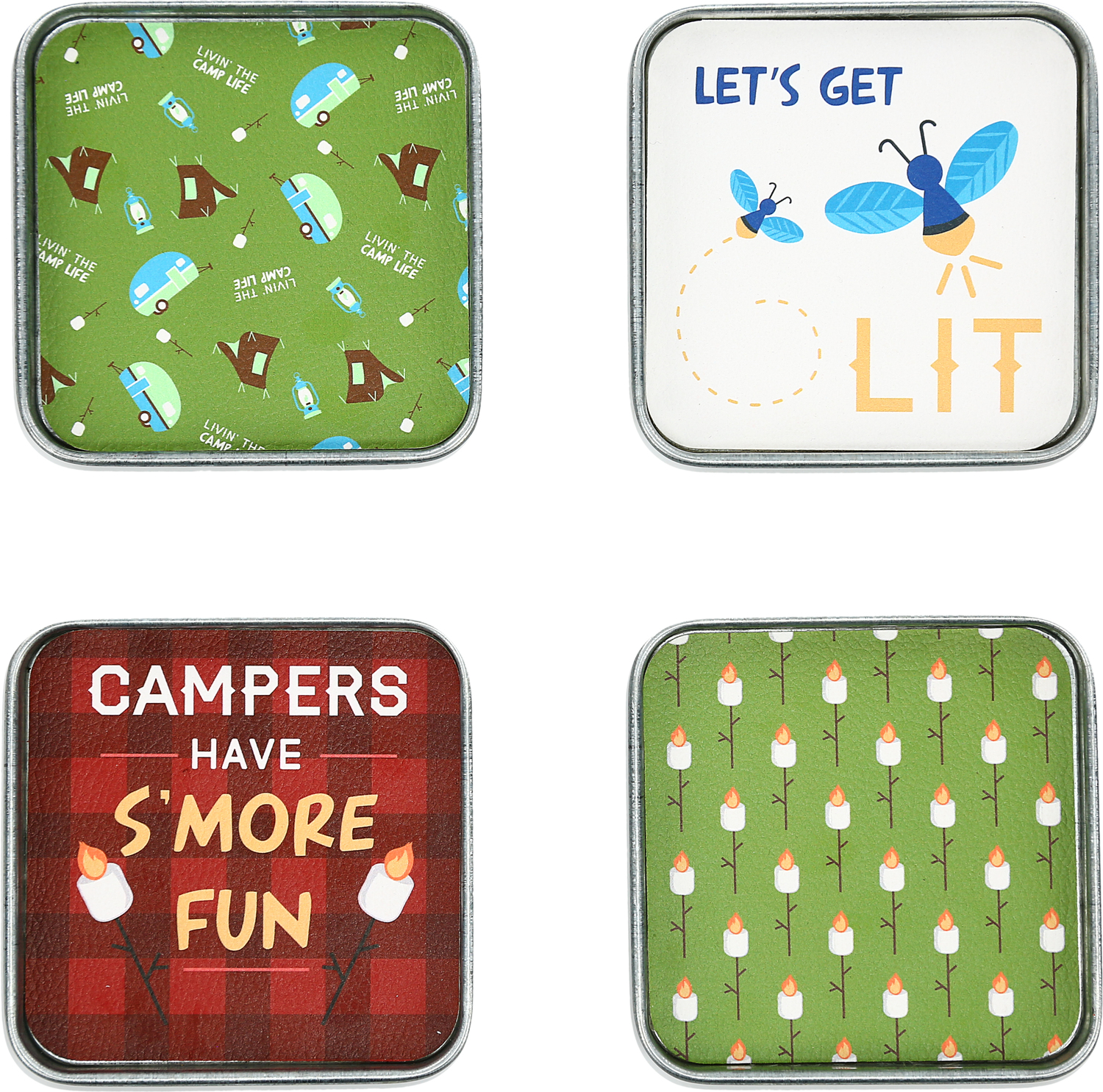 Camp by We People - Camp - 4" Coaster Set (4 Piece)