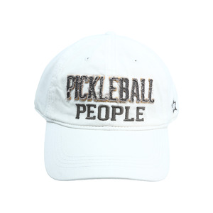 Pickleball People by We People - White Adjustable Hat