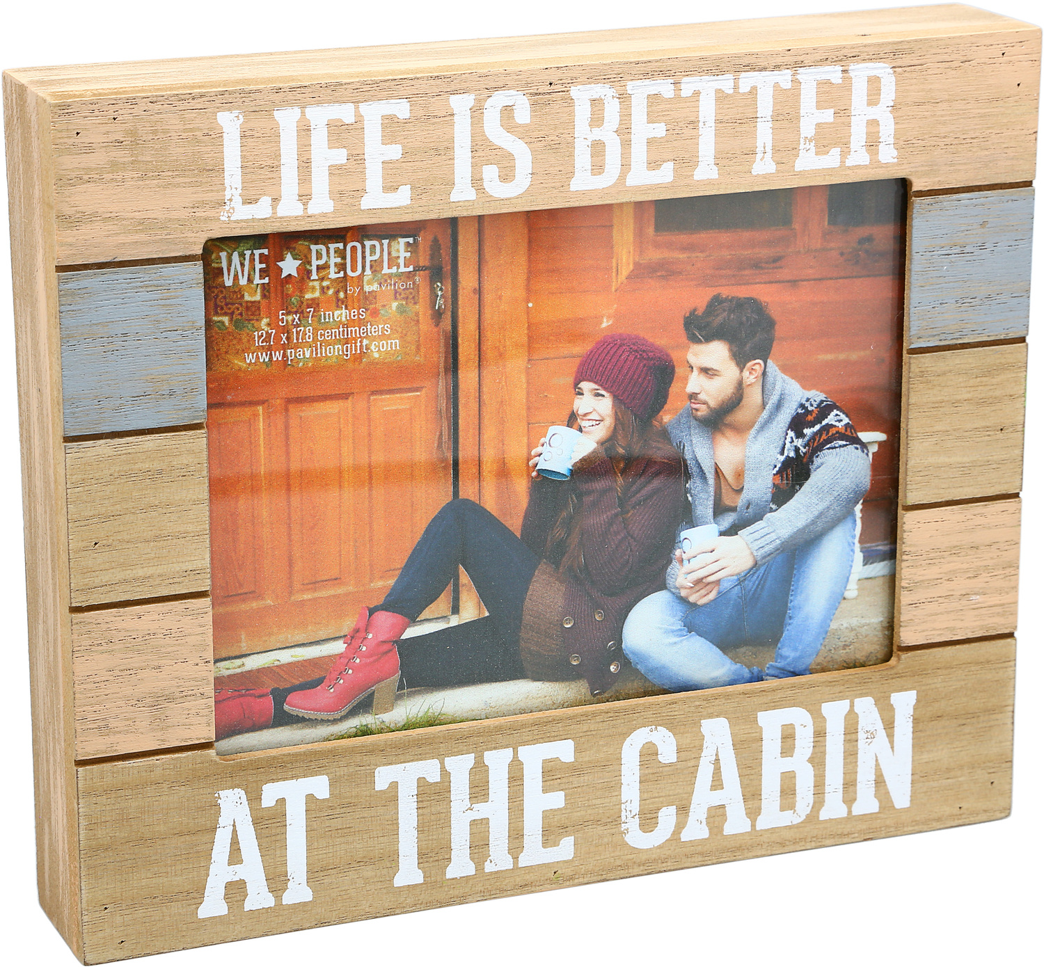 Cabin People by We People - Cabin People - 9" x 7.25" Frame (Holds 5" x 7" photo)