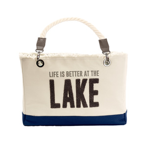 Lake by We People - 21" x 12" Canvas Tote
