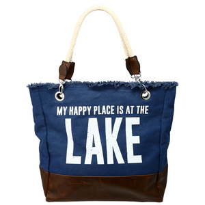 Lake by We People - 18" x 15" Canvas Tote