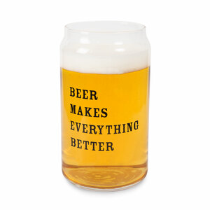 Beer Makes Everything Better by Man Crafted - 16oz. Beer Can Glass Tea Light Holder