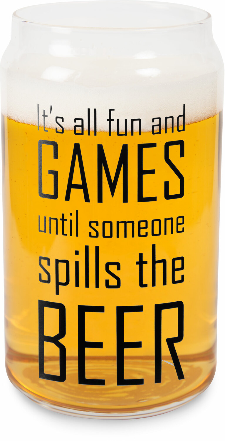 Fun And Games by Man Crafted - Fun And Games - 16oz. Beer Can Glass Tea Light Holder