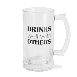 Drinks Well by Man Crafted - 16 oz Beer Stein