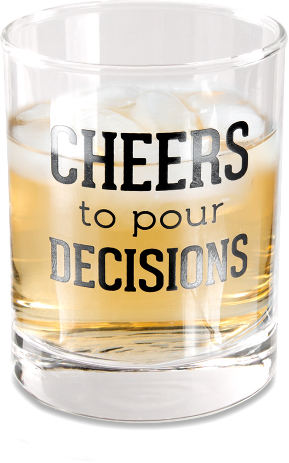 Pour Decisions by Man Crafted - Pour Decisions - 11 oz Rocks Glass