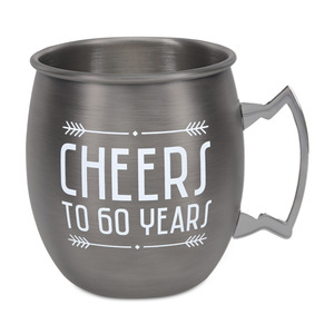 60 Years by Man Crafted - 20 oz Stainless Steel Moscow Mule