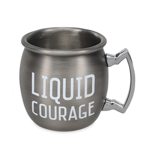 Liquid Courage by Man Crafted - 2 oz Stainless Steel Moscow Mule Shot