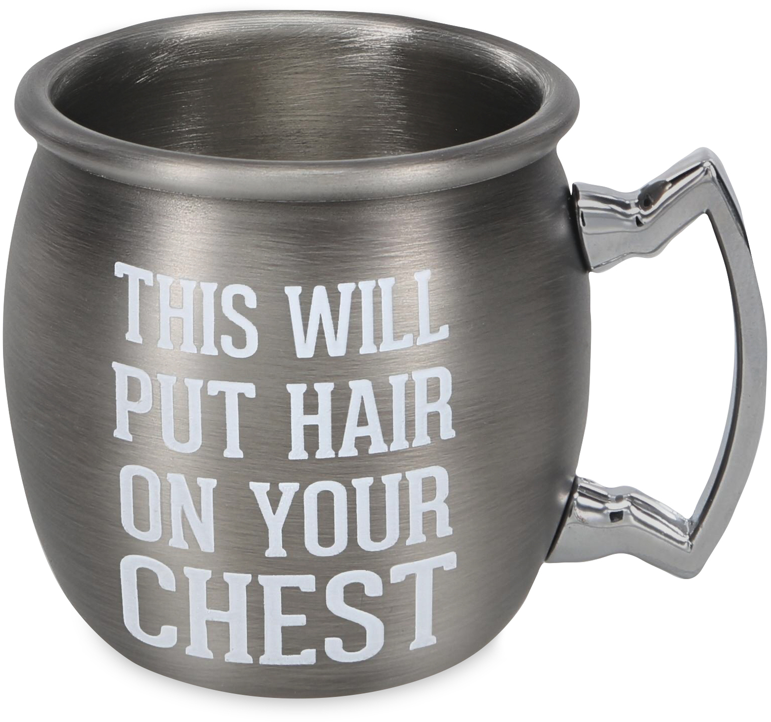Hair on Your Chest by Man Crafted - Hair on Your Chest - 2 oz Stainless Steel Moscow Mule Shot