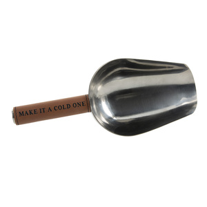 Cold One by Man Crafted - PU Leather & Stainless Steel Ice Scoop