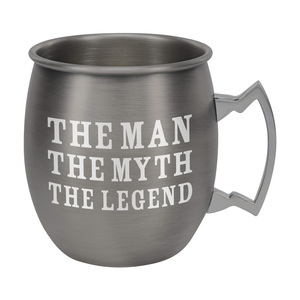 The Legend by Man Crafted - 20 oz Stainless Steel Moscow Mule