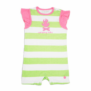 Camping Baby by We Baby - 6-12 Month Girl Romper