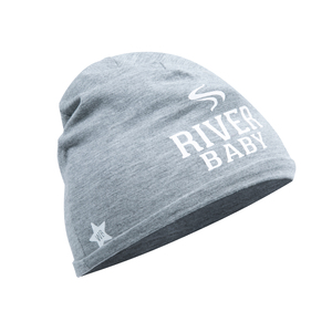 River by We Baby - Heathered Gray  Beanie
(0-12 Months)