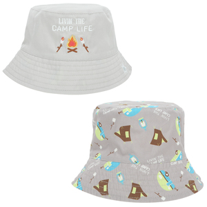 Camp Life by We Baby - Reversible Bucket Hat
6-12 Months