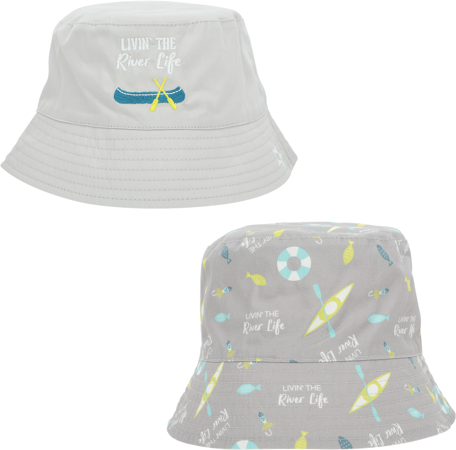 River Life by We Baby - River Life - Reversible Bucket Hat
6-12 Months
