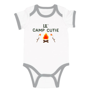 Camp Cutie by We Baby - 6-12 Months
Gray Trimmed Bodysuit