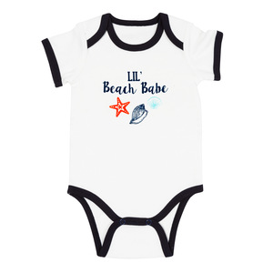 Beach Babe by We Baby - 6-12 Months
Blue Trimmed Bodysuit