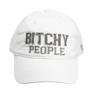 Bitchy People by We People - White Adjustable Hat