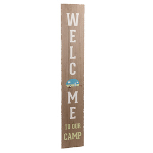 Welcome to Camp by We People - 48" Wooden Sign