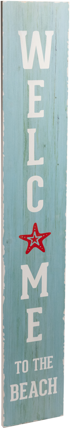 Welcome to the Beach by We People - Welcome to the Beach - 48" Wooden Sign