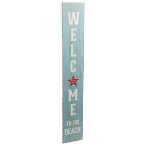 Welcome to the Beach by We People - 48" Wooden Sign