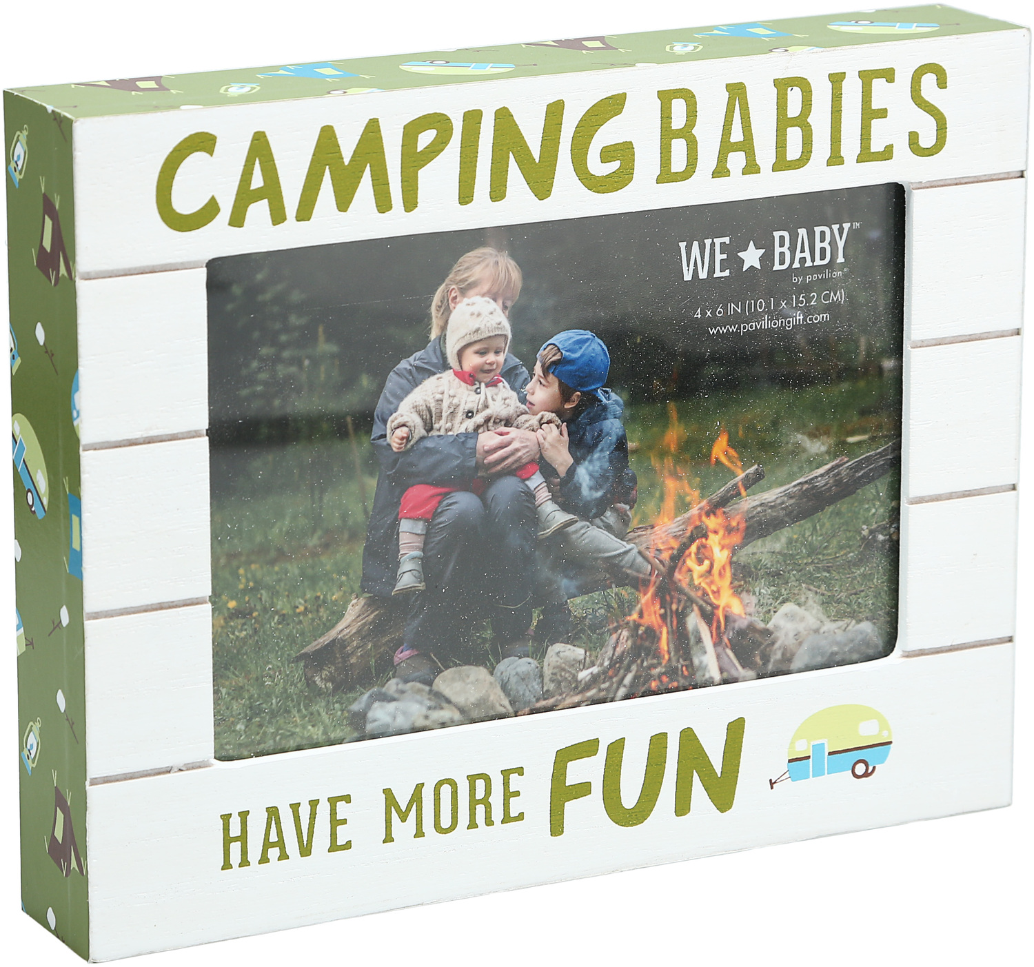 Camping Babies by We Baby - Camping Babies - 7.5" x 6" Frame
(Holds 6" x 4" Photo)