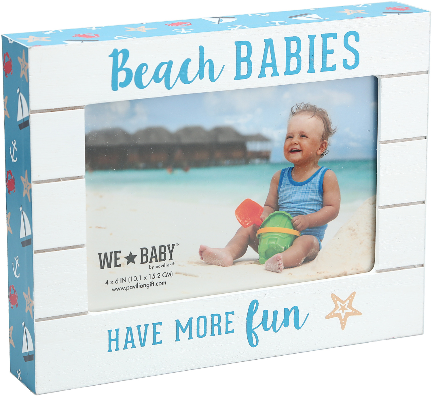 Beach Babies by We Baby - Beach Babies - 7.5" x 6" Frame (Holds 6" x 4" Photo)