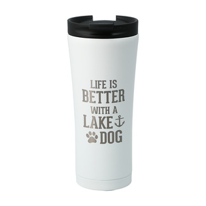 Lake Dog by We Pets - 17 oz Stainless Steel Travel Tumbler