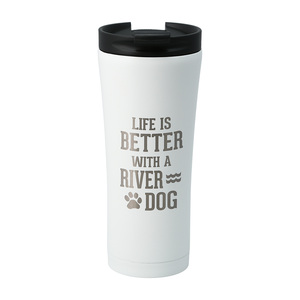 River Dog by We Pets - 17 oz Stainless Steel Travel Tumbler