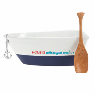 Home by We People - 7" Boat Serving Dish with Oar