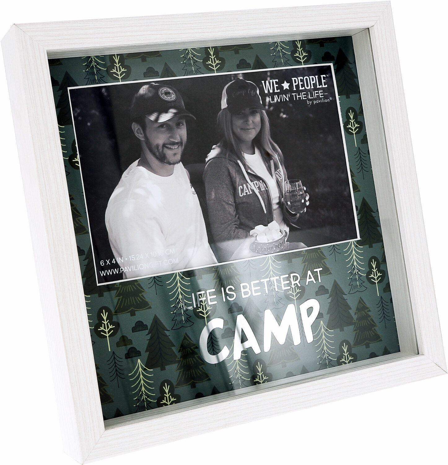 Camp by We People - Camp - 7.5" Shadow Box Frame (Holds 6" x 4" Photo)