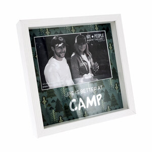 Camp by We People - 7.5" Shadow Box Frame (Holds 6" x 4" Photo)